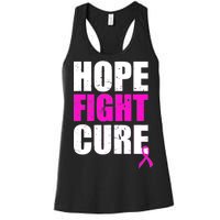 Hope Fight Cure Breast Cancer Women's Racerback Tank