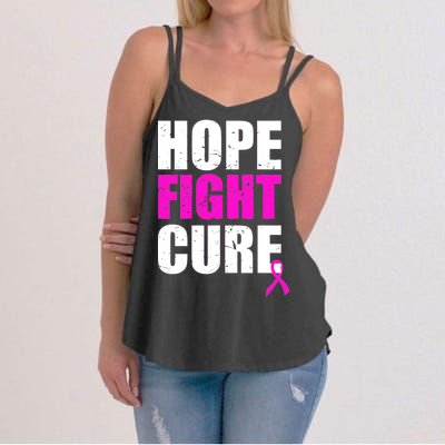 Hope Fight Cure Breast Cancer Women's Strappy Tank