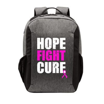 Hope Fight Cure Breast Cancer Vector Backpack