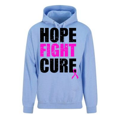 Hope Fight Cure Breast Cancer Unisex Surf Hoodie