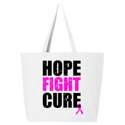 Hope Fight Cure Breast Cancer 25L Jumbo Tote