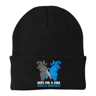 Hope For A Cure Diabetes Awareness Butterfly Beanie