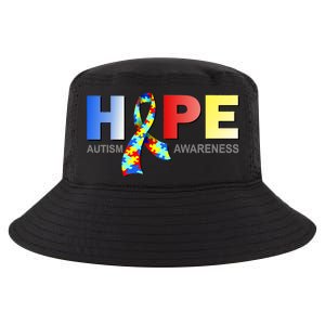 Hope For Autism Awareness Tribute Cool Comfort Performance Bucket Hat