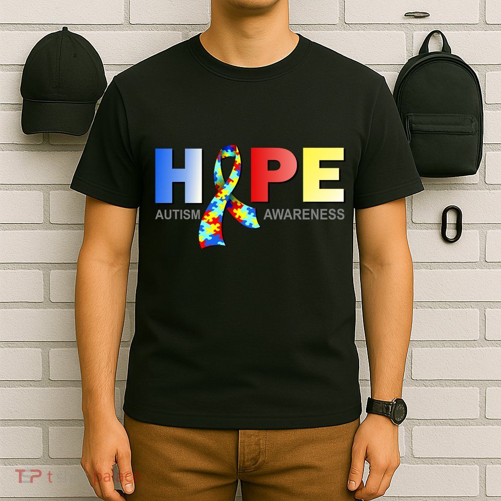 Hope For Autism Awareness Tribute T-Shirt