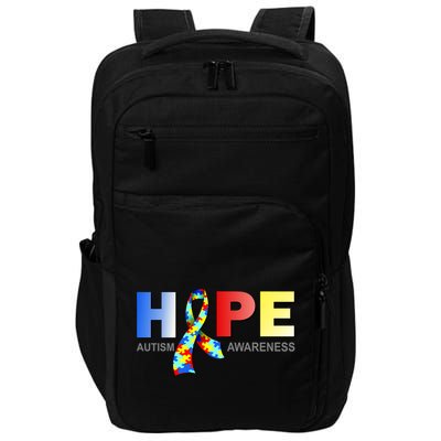 Hope For Autism Awareness Tribute Impact Tech Backpack
