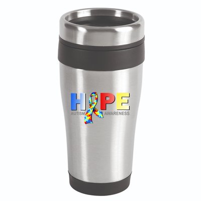 Hope For Autism Awareness Tribute 16oz Travel Tumbler