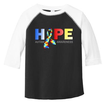 Hope For Autism Awareness Tribute Toddler Fine Jersey T-Shirt
