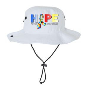 Hope For Autism Awareness Tribute Legacy Cool Fit Booney Bucket Hat