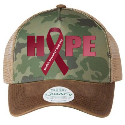 Hope For Multiple Myeloma Awareness Tribute Legacy Tie Dye Trucker Hat