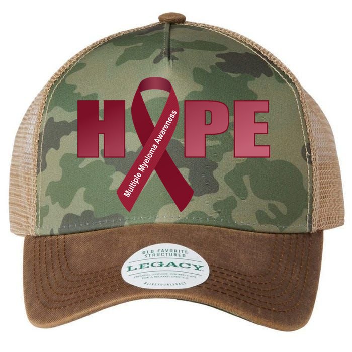 Hope For Multiple Myeloma Awareness Tribute Legacy Tie Dye Trucker Hat