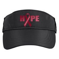 Hope For Multiple Myeloma Awareness Tribute Adult Drive Performance Visor