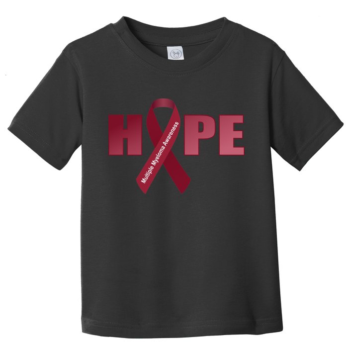 Hope For Multiple Myeloma Awareness Tribute Toddler T-Shirt