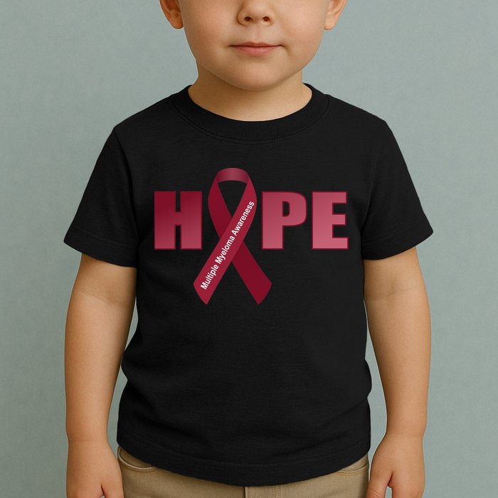 Hope For Multiple Myeloma Awareness Tribute Toddler T-Shirt