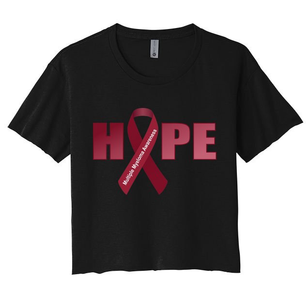 Hope For Multiple Myeloma Awareness Tribute Crop Top