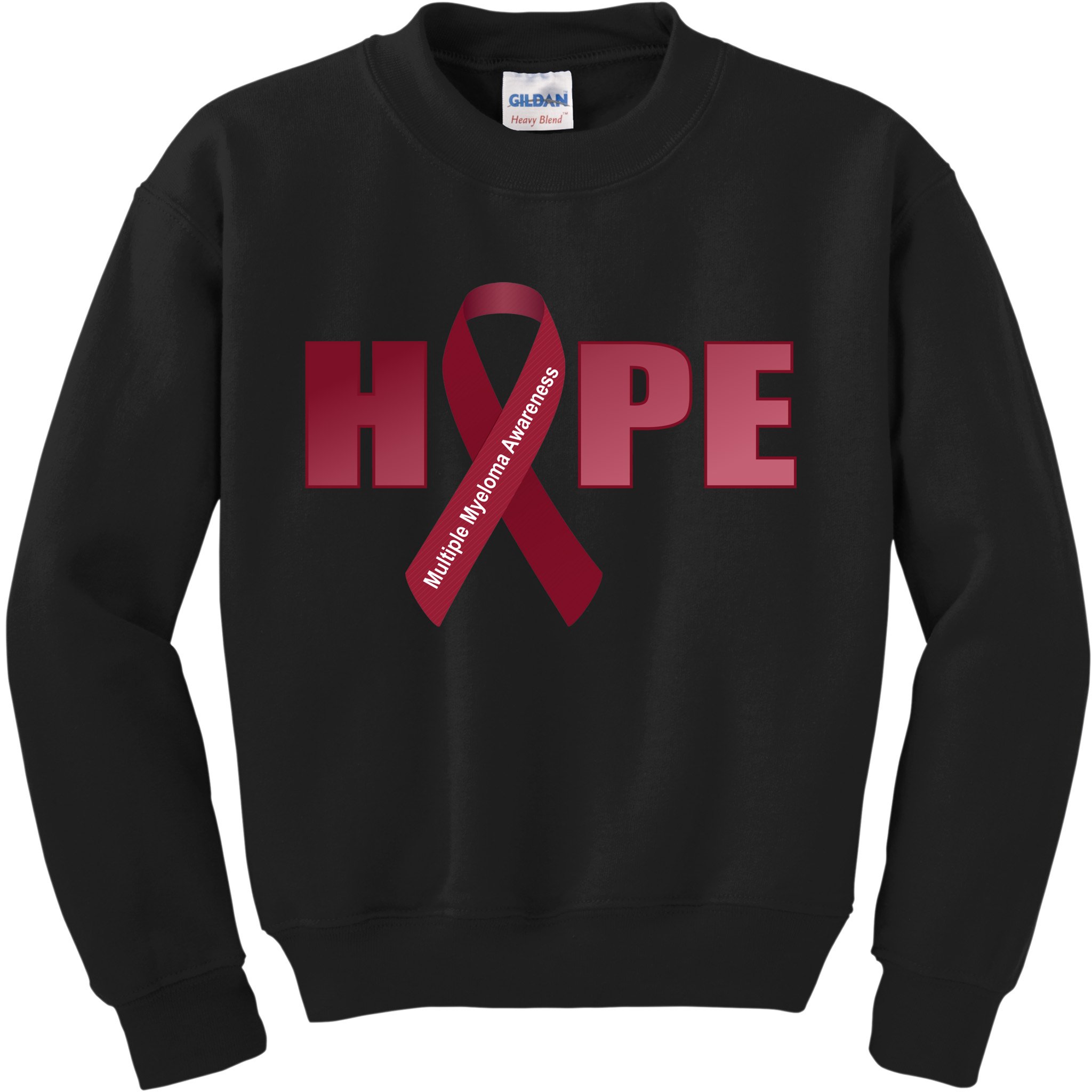 Hope For Multiple Myeloma Awareness Tribute Kids Sweatshirt