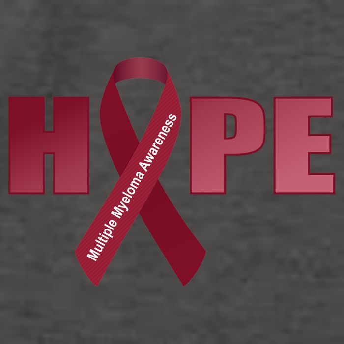 Hope For Multiple Myeloma Awareness Tribute Vector Backpack