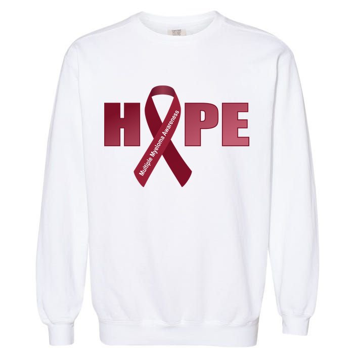 Hope For Multiple Myeloma Awareness Tribute Garment-Dyed Sweatshirt