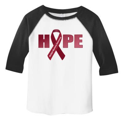 Hope For Multiple Myeloma Awareness Tribute Toddler Fine Jersey T-Shirt