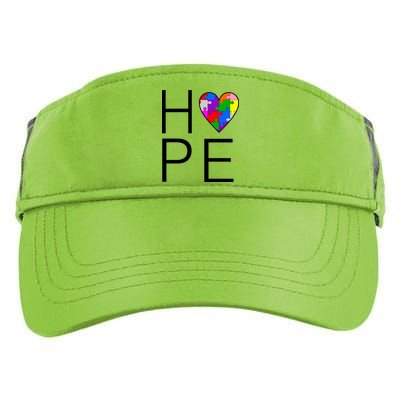 Hope Love Autism Adult Drive Performance Visor