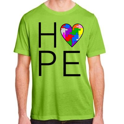 Hope Love Autism Adult ChromaSoft Performance T-Shirt