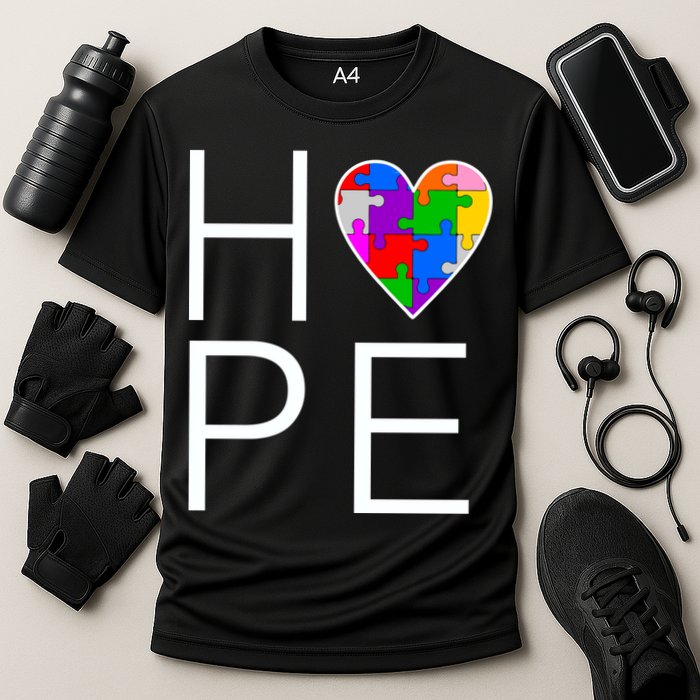 Hope Love Autism Performance Shirt