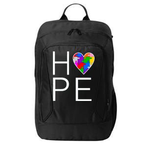 Hope Love Autism City Backpack