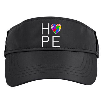Hope Love Autism Adult Drive Performance Visor