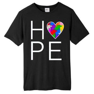 Hope Love Autism Tall Fusion ChromaSoft Performance T-Shirt