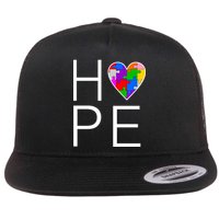 Hope Love Autism Flatbill Hat