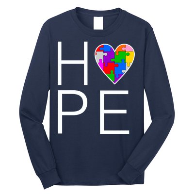 Hope Love Autism Long Sleeve Shirt