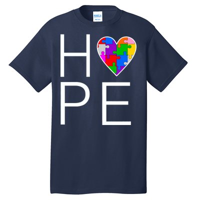 Hope Love Autism Tall T-Shirt