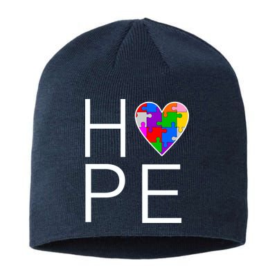 Hope Love Autism Sustainable Beanie