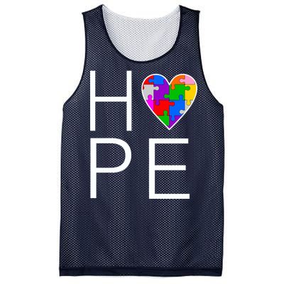 Hope Love Autism Mesh Reversible Basketball Jersey Tank