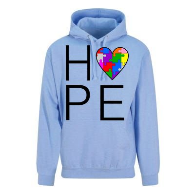 Hope Love Autism Unisex Surf Hoodie