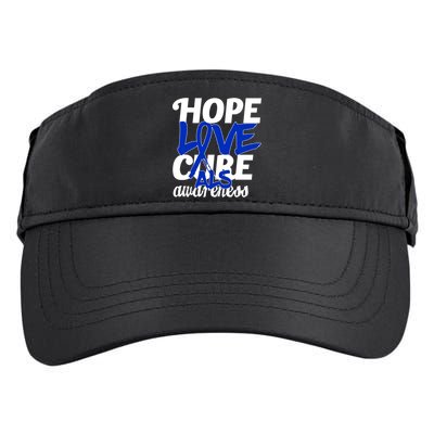 Hope Love Cure ALS Awareness Adult Drive Performance Visor