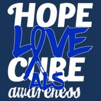 Hope Love Cure ALS Awareness Tall T-Shirt