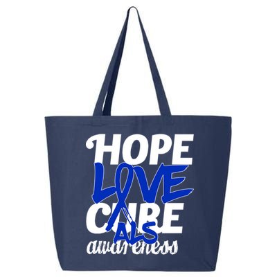 Hope Love Cure ALS Awareness 25L Jumbo Tote