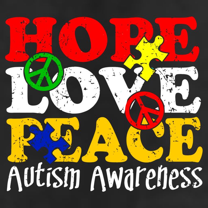 Hope Love Peace Autism Trucker Hat