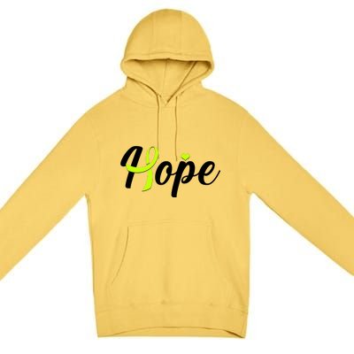 Hope Lymphoma Cancer Awareness Premium Pullover Hoodie