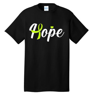 Hope Lymphoma Cancer Awareness Tall T-Shirt