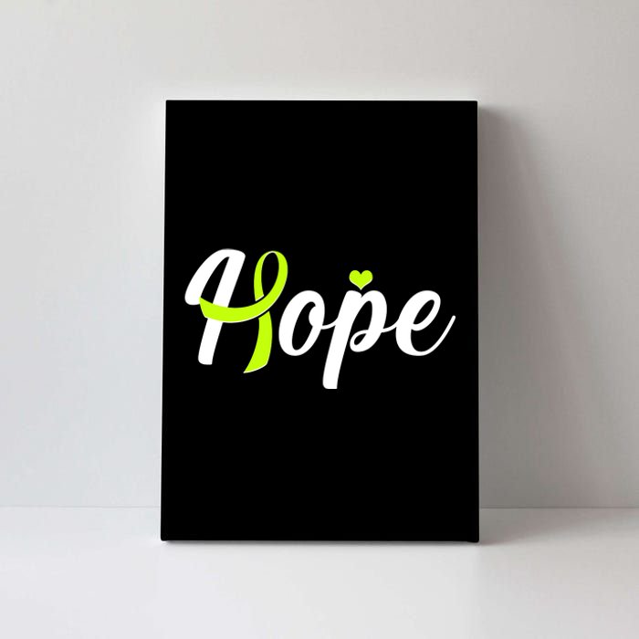 Hope Lymphoma Cancer Awareness Canvas