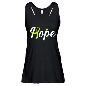 Hope Lymphoma Cancer Awareness Ladies Essential Flowy Tank