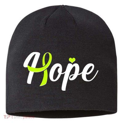 Hope Lymphoma Cancer Awareness Sustainable Beanie