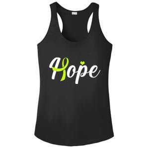 Hope Lymphoma Cancer Awareness Ladies PosiCharge Competitor Racerback Tank