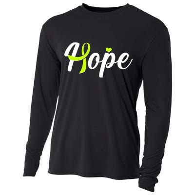 Hope Lymphoma Cancer Awareness Cooling Performance Long Sleeve Crew