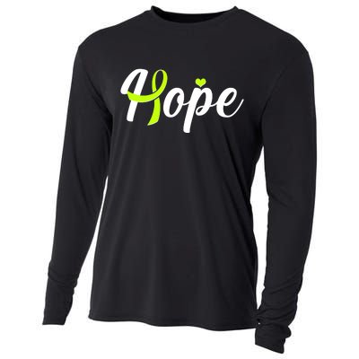 Hope Lymphoma Cancer Awareness Cooling Performance Long Sleeve Crew