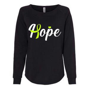 Hope Lymphoma Cancer Awareness Womens California Wash Sweatshirt