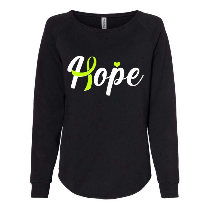 Hope Lymphoma Cancer Awareness Womens California Wash Sweatshirt