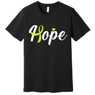 Hope Lymphoma Cancer Awareness Premium T-Shirt