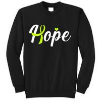 Hope Lymphoma Cancer Awareness Tall Sweatshirt